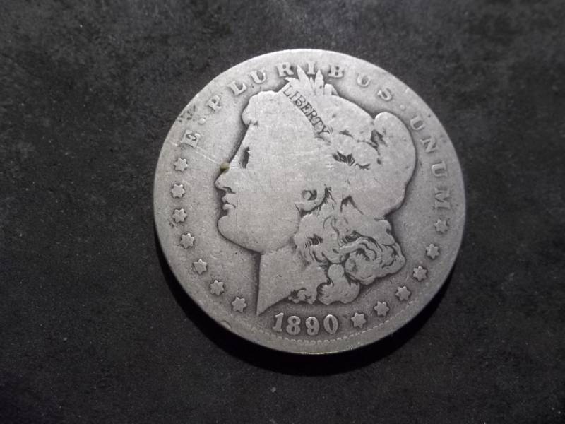 1890 O Morgan Silver Dollar