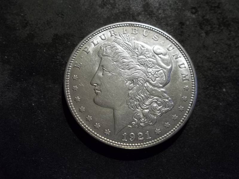 1921 D Morgan Silver Dollar