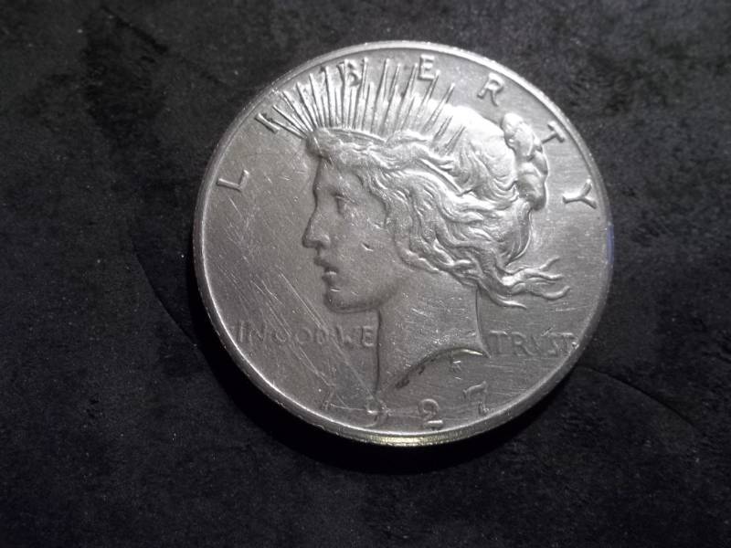 1927 Peace Silver Dollar