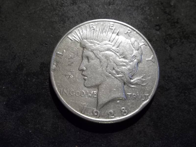 1928 S Silver Peace Dollar