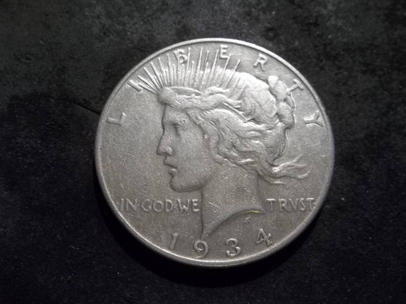 1934 Silver Peace Dollar
