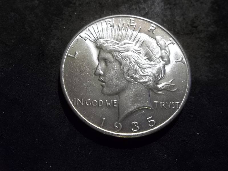 1935 Peace Silver Dollar