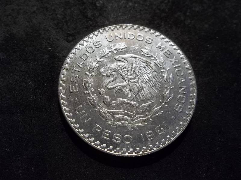 1961 Mexican Silver Peso