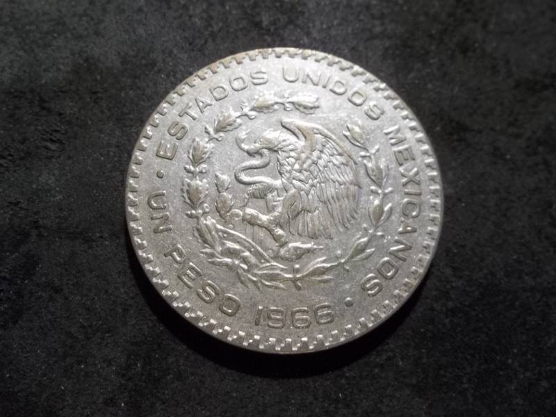 1966 Mexican Silver Peso
