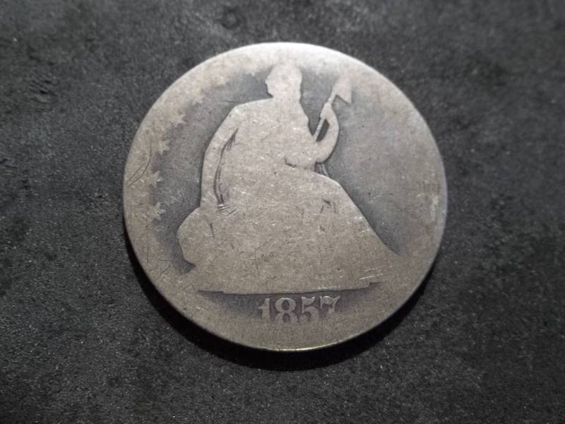 1857 Seated Liberty Half Dollar