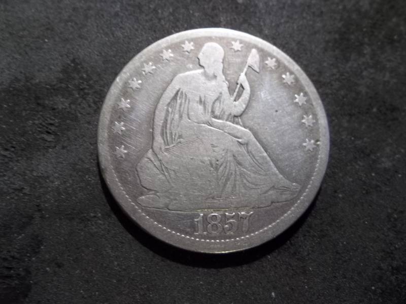 1857 O Seated Liberty Half Dollar