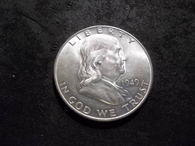 1949 D Franklin Half Dollar