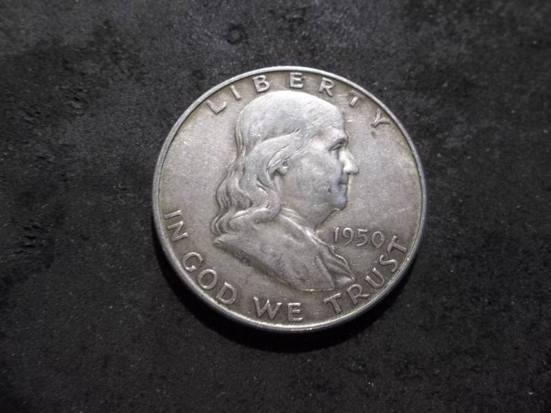 1950 D Franklin Half Dollar