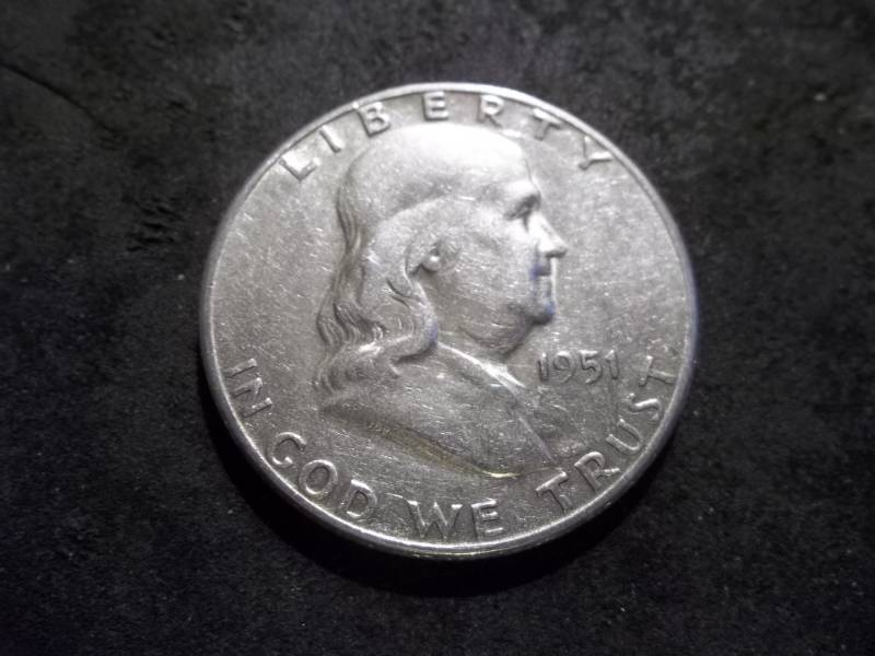 1951 S Franklin Half Dollar