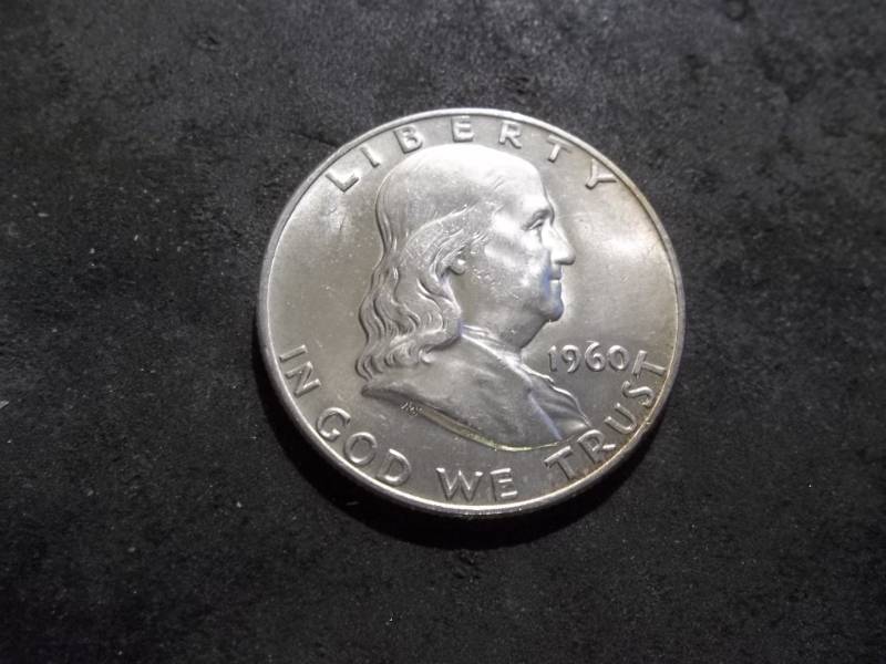 1960 D Franklin Half Dollar