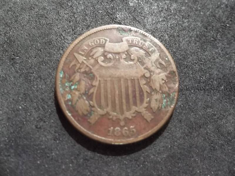 1865 2-Cent Piece