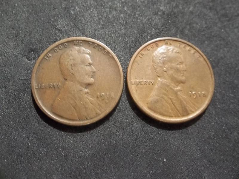 1918, 1918 D Lincoln Cents