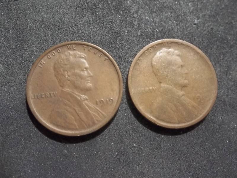 1919, 1919 S Lincoln Cents