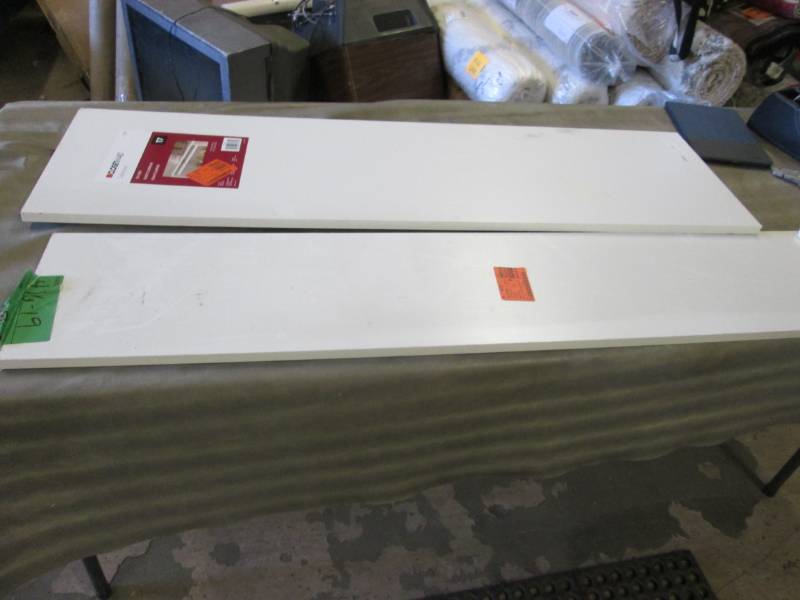 lot 9 image: 2 Shelf Boards, 10x 72, 47.72x 13...