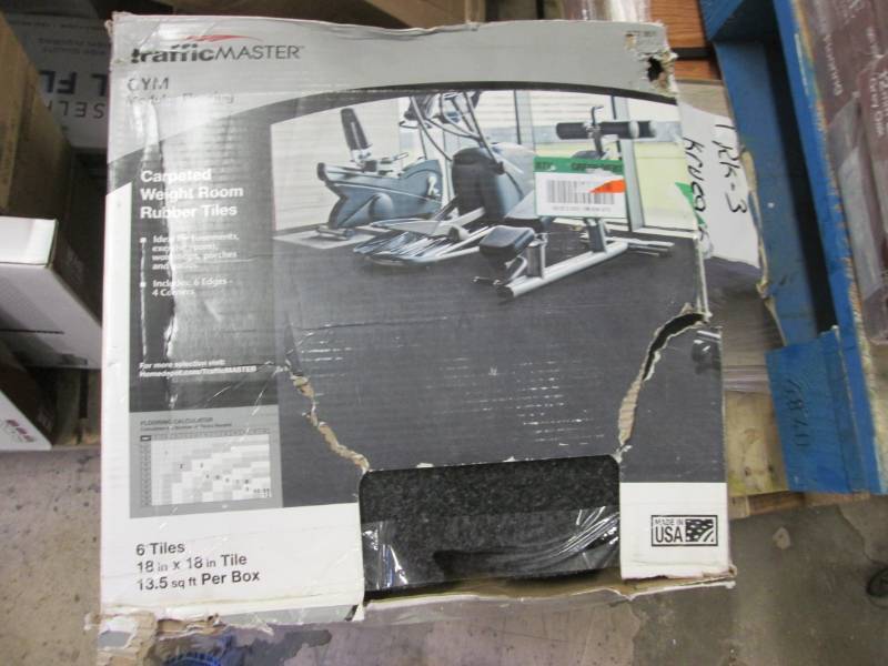 lot 30 image: TrafficMaster Ebony 37 in. x 54 in....