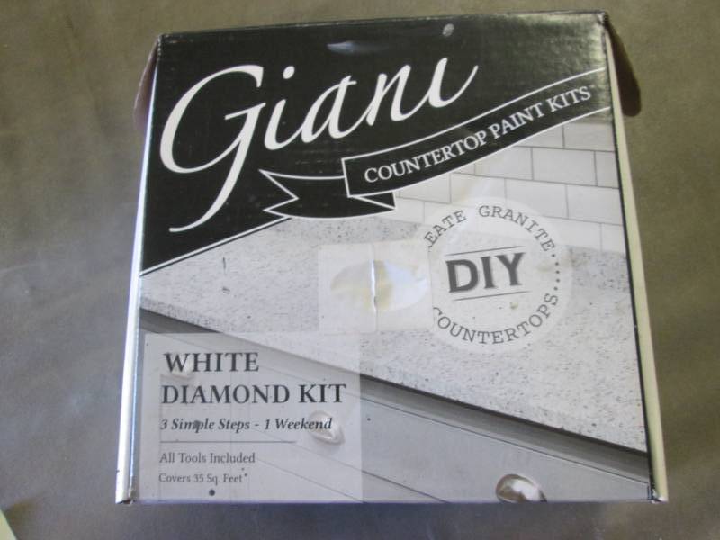 lot 40 image: Counter Top Paint Kit - White Diamo...
