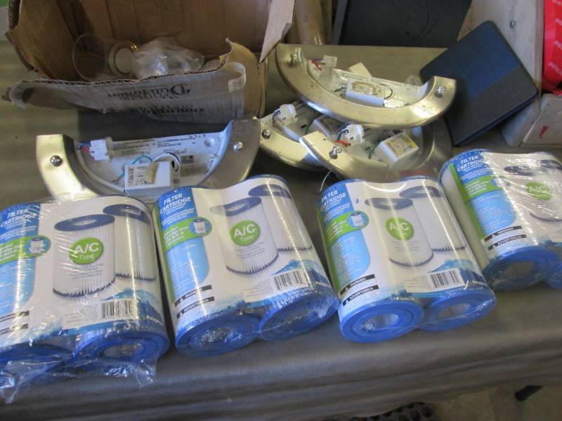 lot 55 image: 6- 2pk Pool Filter Cartridges, Wall...