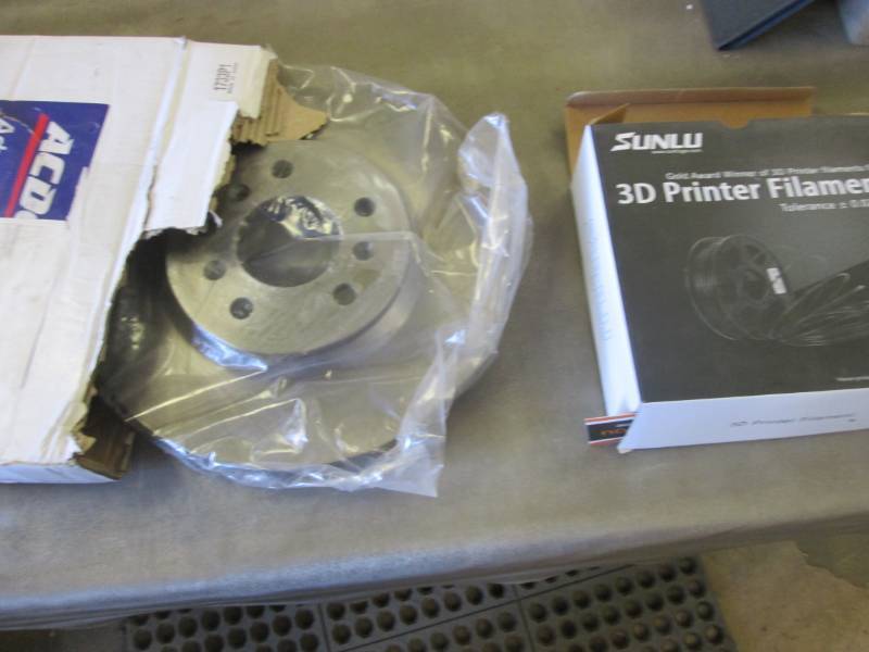 lot 59 image: Brake Rotor, 3D Printer Filament...