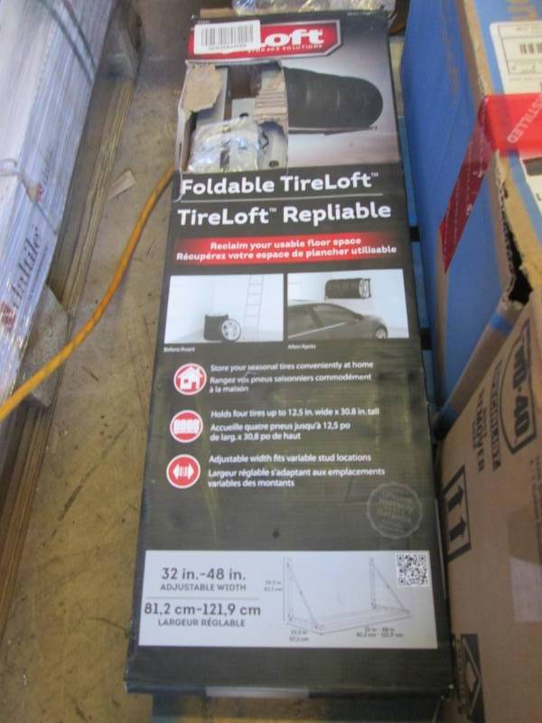 lot 63 image: Foldable Tire Loft...