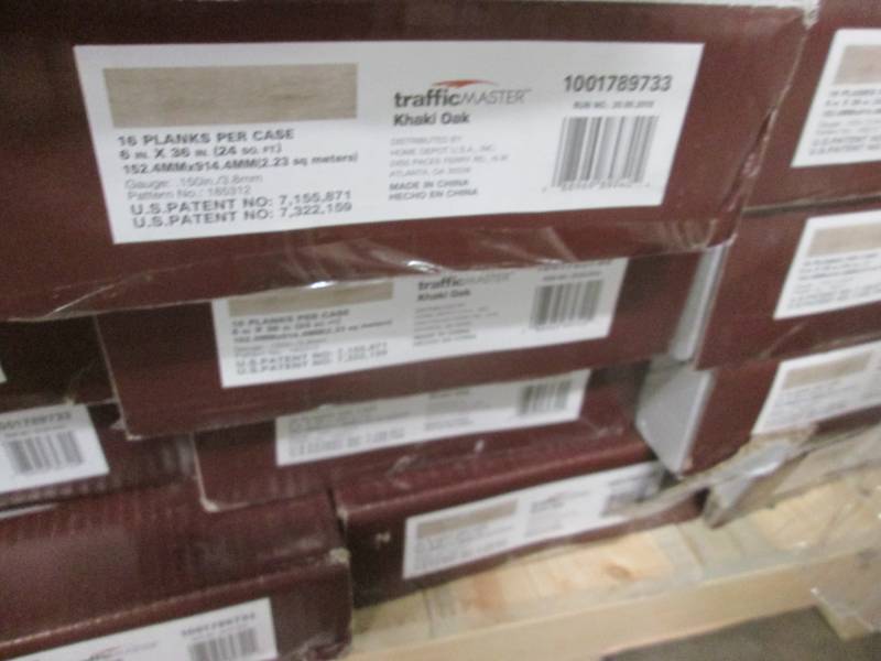 lot 67 image: 7 Cases TrafficMaster Khaki Oak 6 i...
