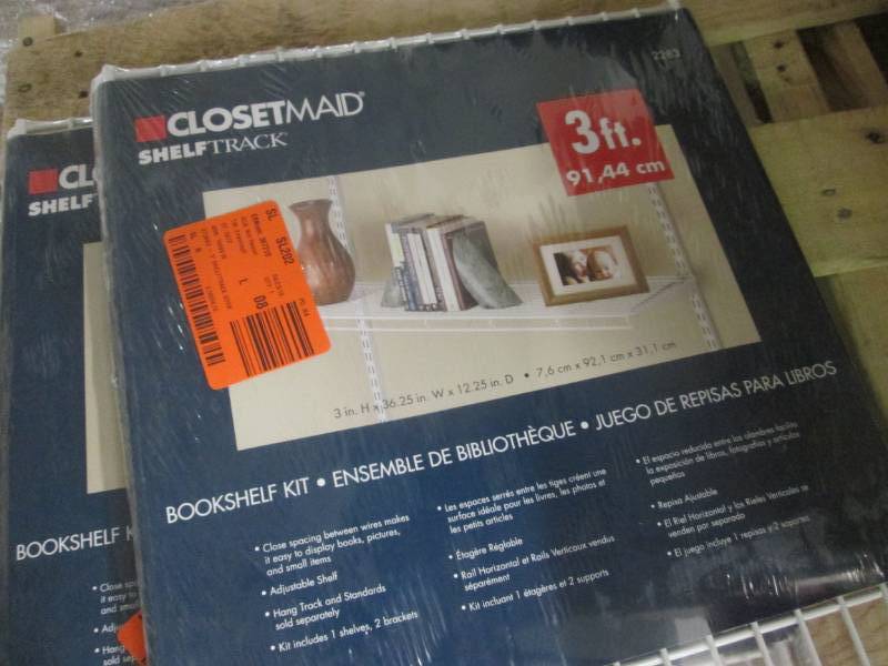 lot 74 image: ClosetMaid ShelfTrack 12.25 in. D x...