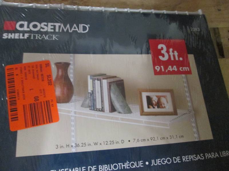 lot 75 image: ClosetMaid ShelfTrack 12.25 in. D x...