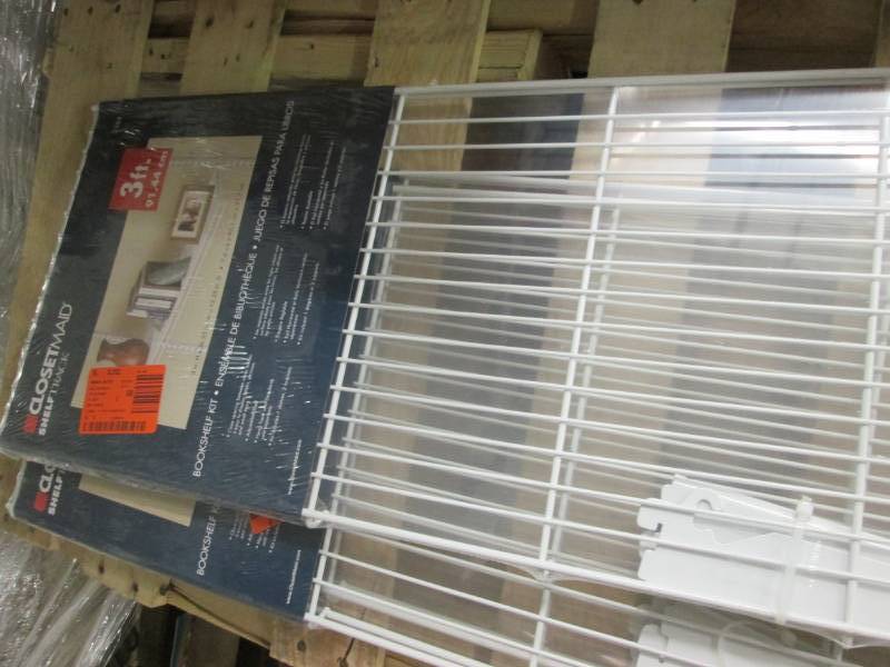 lot 76 image: ClosetMaid ShelfTrack 12.25 in. D x...