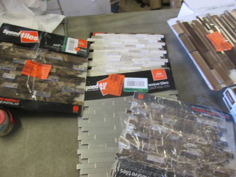 lot 80 image: 5 Sheets of Assorted Decorative Til...