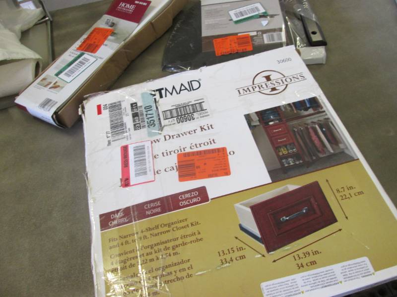 lot 84 image: Corner Shelf, Ledge Set, Drawer Kit...