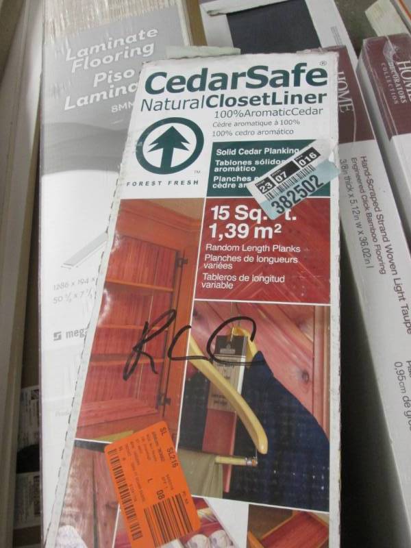 lot 100 image: CedarSafe Aromatic Cedar Natural Cl...