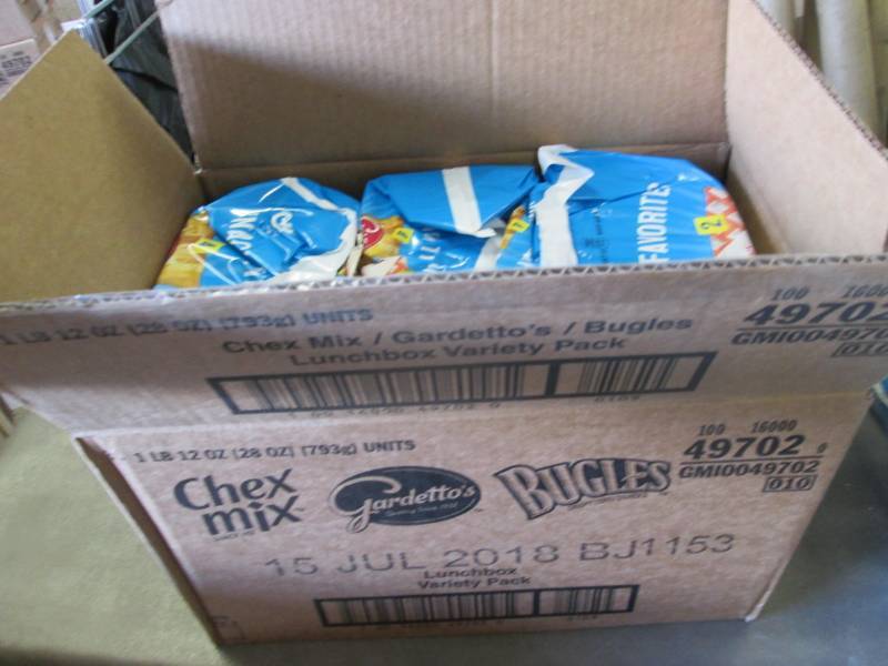 lot 105 image: Case of 3-1 lb 12 oz Lunch Box Vari...
