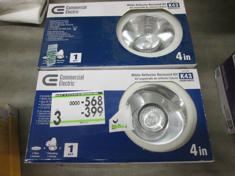 lot 119 image: 2 Commercial Electric K43 White Ref...