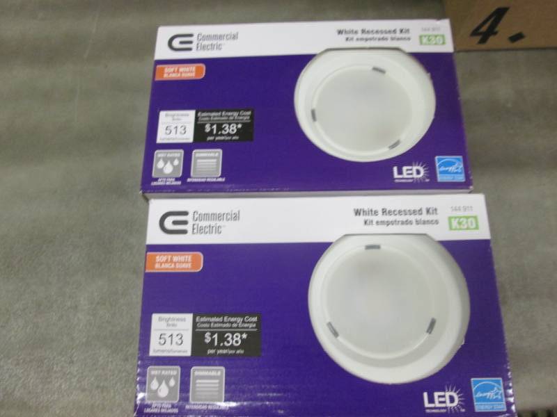 lot 124 image: 2 Commercial Electric K30 White Ref...