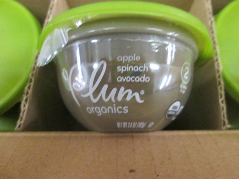 lot 176 image: 5 Cases of 12- 3.8 oz Plum Organics...