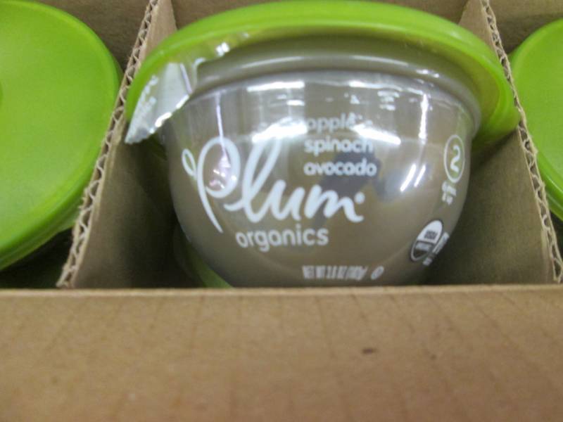 lot 181 image: 5 Cases of 12- 3.8 oz Plum Organics...