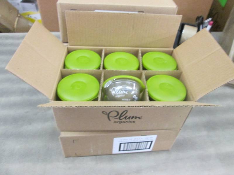 lot 182 image: 5 Cases of 12- 3.8 oz Plum Organics...