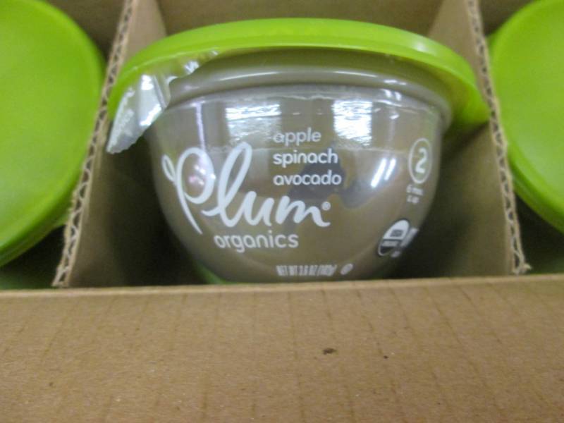 lot 183 image: 5 Cases of 12- 3.8 oz Plum Organics...