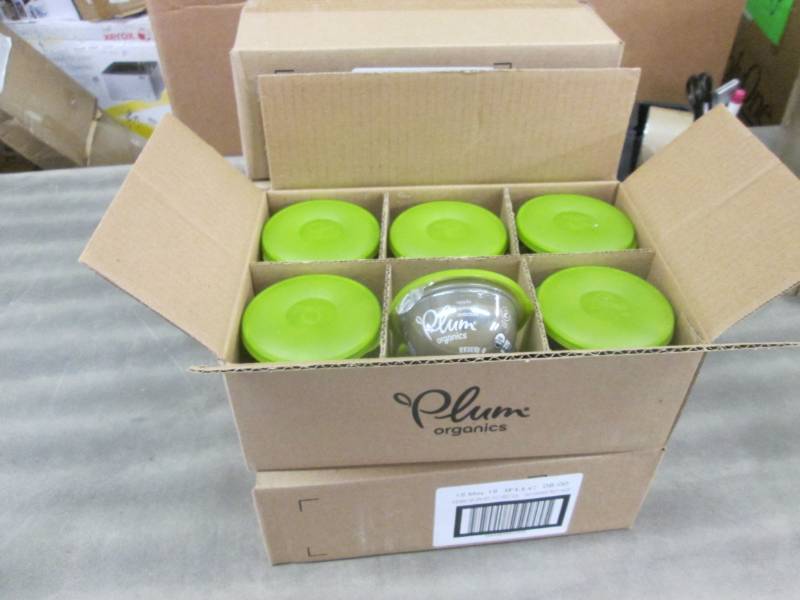 lot 185 image: 5 Cases of 12- 3.8 oz Plum Organics...