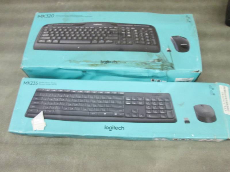 lot 193 image: 2 Logitech Keyboards...