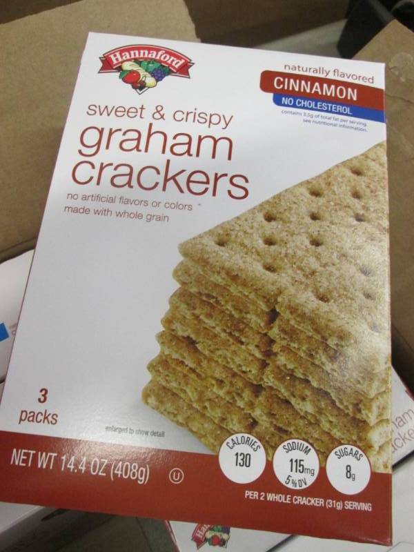 lot 214 image: Case of 12 Boxes Hannaford Cinnamon...