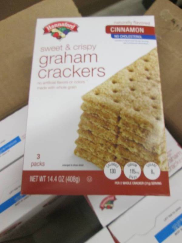 lot 218 image: Case of 12 Boxes Hannaford Cinnamon...