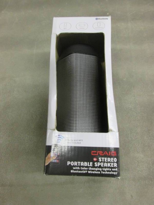 lot 235 image: Craig Portable Speaker...