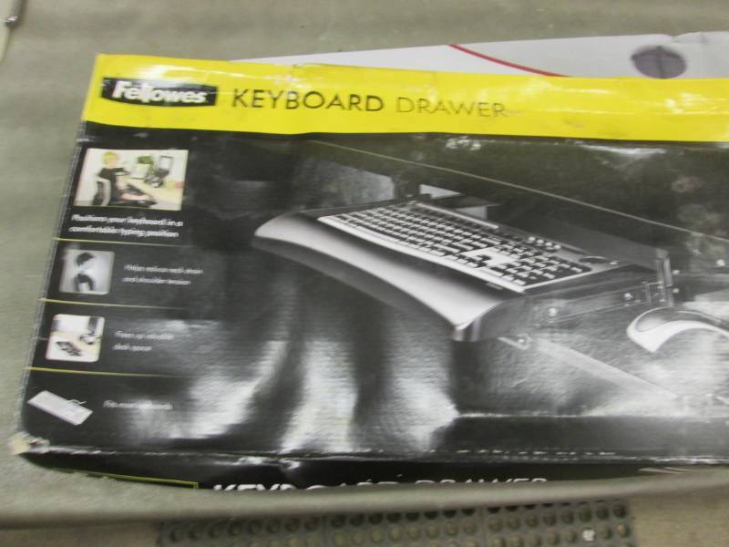 lot 239 image: Fellowes Keyboard Drawer...