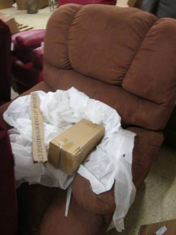lot 269 image: Lift Chair with Massage open box Re...