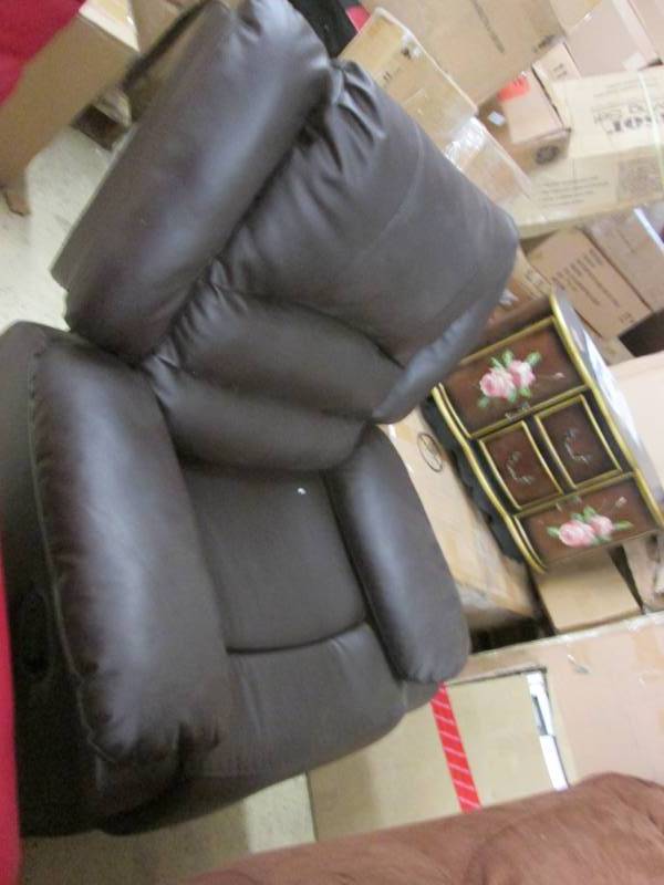 lot 271 image: Overstuffed Recliner open box Retai...