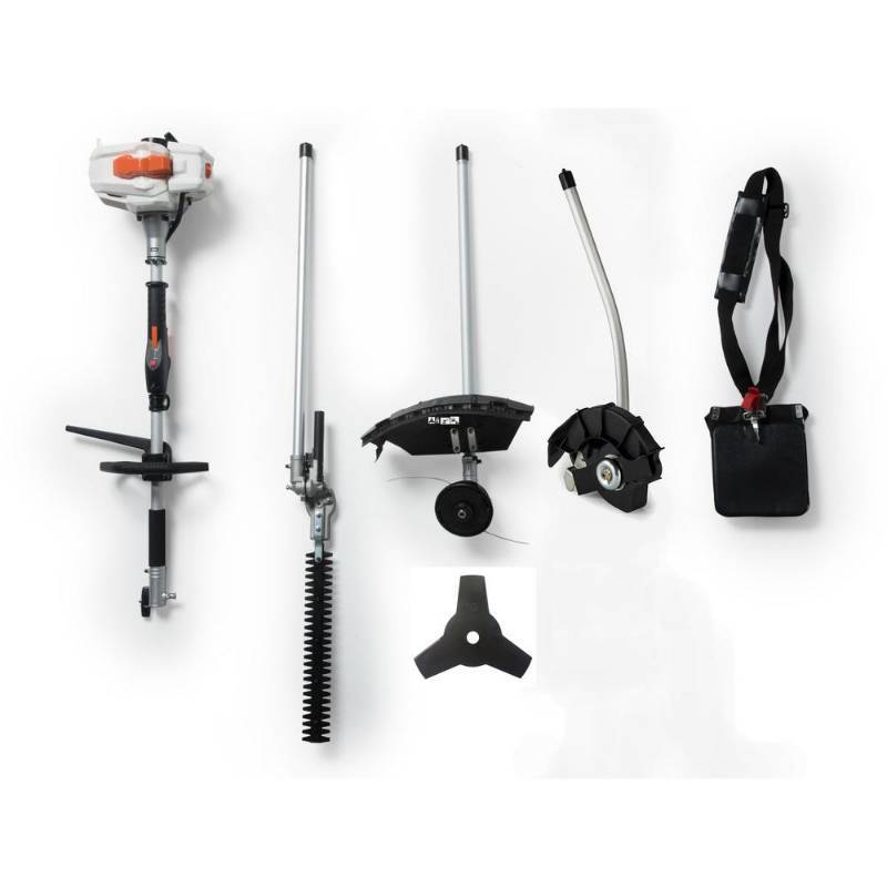 lot 25 image: Sunseeker 2-Cycle 26cc Gas Full Crank Shaft 4-in-1 Multi-Function String Trimmer MTF26I_EDGER