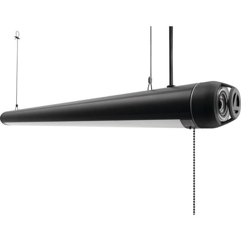 lot 47 image: Lithonia Lighting SPSL Linear Shop Light 4-ft SPSL48IN80CRI40KBL