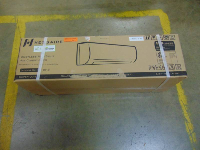 lot 67 image: Hessaire 12,000 BTU 1.0 Ton 115V Ductless Mini Split Air Conditioner (INDOOR UNIT ONLY) H12HP1A