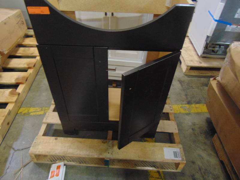 lot 85 image: Bathroom Vanity Cabinet - Black
