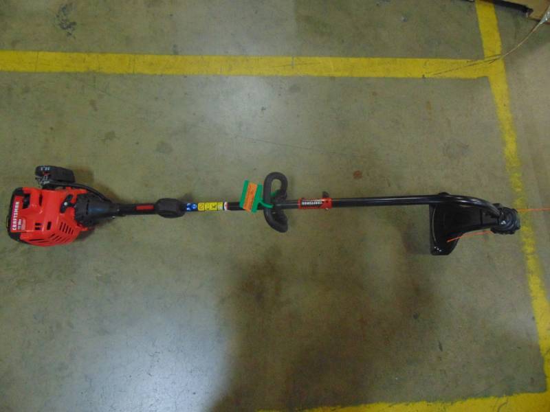 lot 103 image: CRAFTSMAN 25-cc 2-cycle 17-in Curved Shaft Gas String Trimmer with Attachment and Edger Capability CMXGTAMD25CC